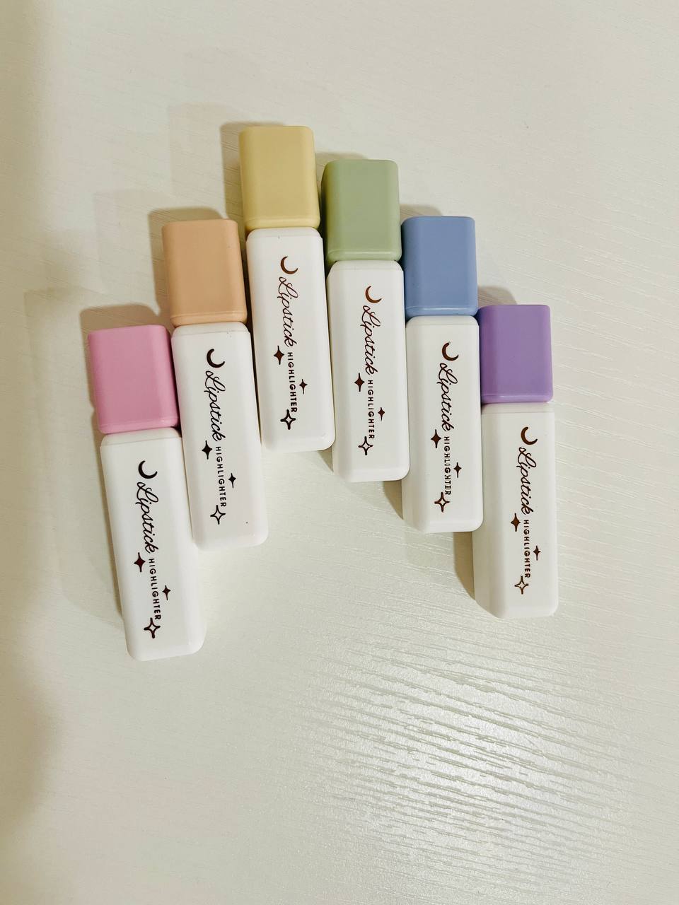 سێتی قەڵەمی هایلایتی ڕەنگاو ڕەنگ